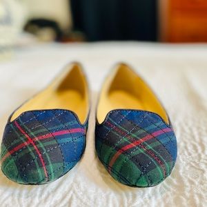 Talbots Blue/Green flats, size 5.5